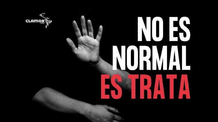 Red Clamor Chile inicia la campaña 'No es normal, es trata' Red Clamor Chile inicia la campaña 'No es normal, es trata'