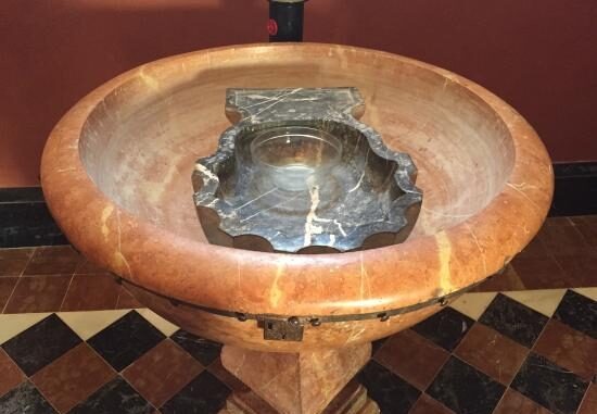 Repondrán la pila bautismal en una parroquia de Reconquista 