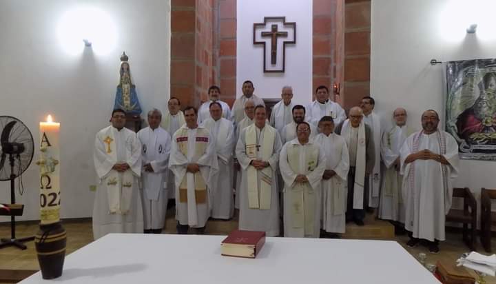 Reunidos con el obispo, los sacerdotes de Goya eligieron el nuevo Consejo Presbiteral