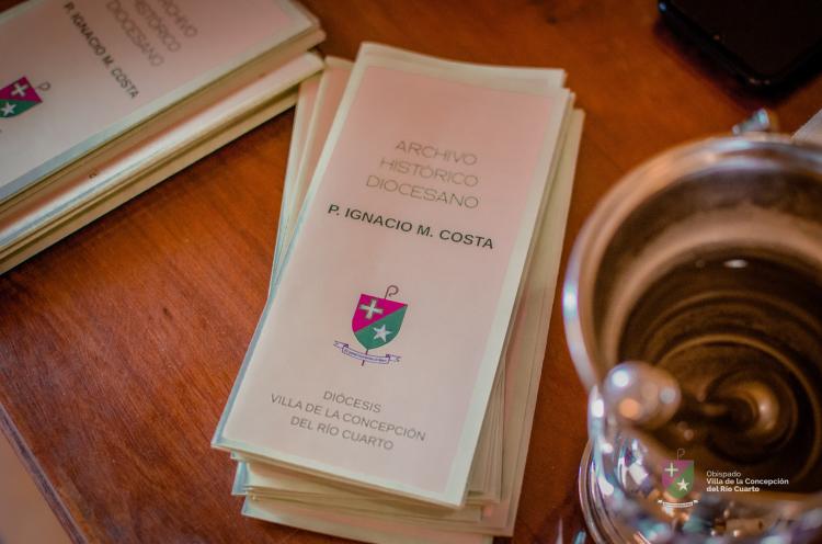 Río Cuarto: imponen el nombre 'Pbro. Lic. Ignacio Costa' al Archivo Histórico Diocesano