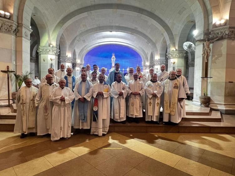 Sacerdotes de San Martín celebraron su jubileo en Santos Lugares Sacerdotes de San Martín celebraron su jubileo en Santos Lugares
