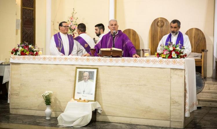 San Justo: la comunidad diocesana rezó por la salud de Francisco