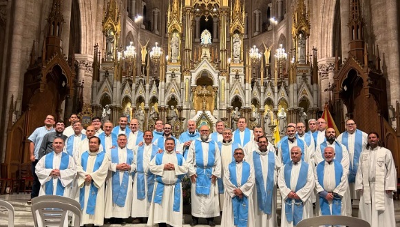 San Justo: retiro anual del clero diocesano en Luján