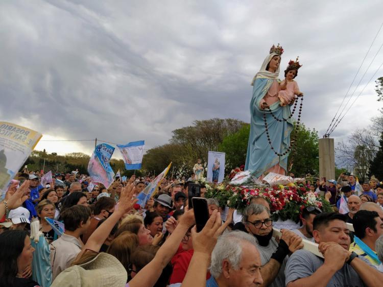 San Justo: se viene una nueva caravana de la Virgen Caacupe'i