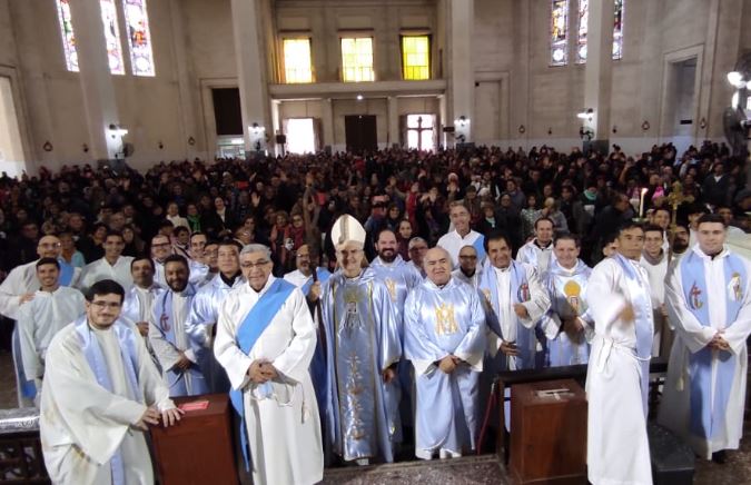 Santo Tomé celebró su segunda peregrinación diocesana a Itatí