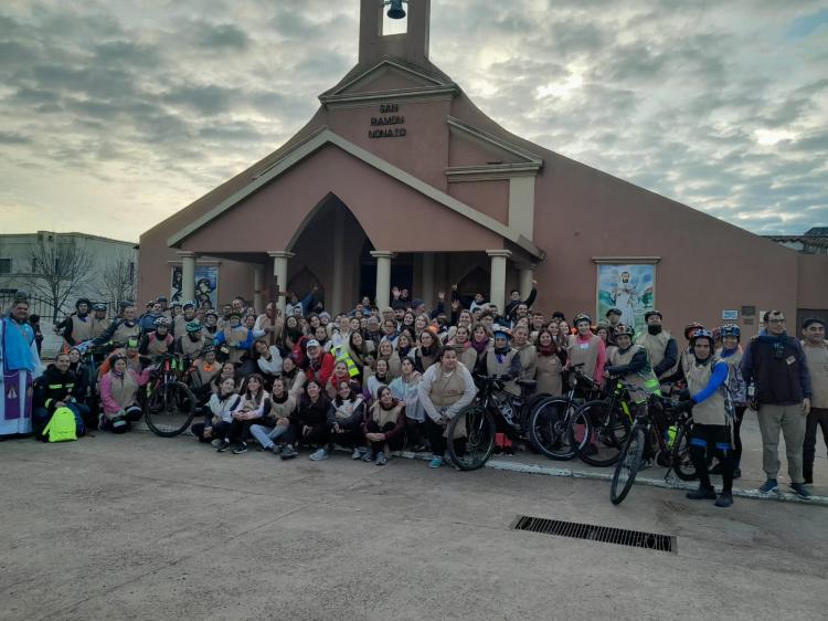 Peregrinación al santuario de la Virgen del Carmen en Nogoyá unió pueblos y ciudades