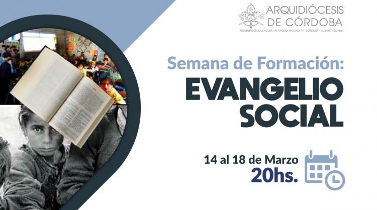 Semana de Formación en torno al Evangelio Social en Córdoba