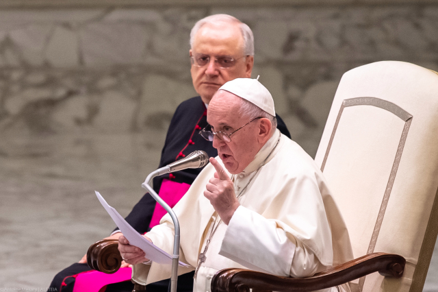 "Sin subsidiariedad no hay verdadera solidaridad", afirmó el Papa ante obreros cristianos