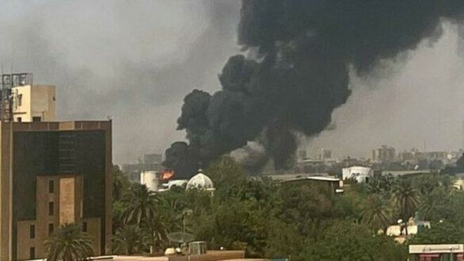 En Sudán bombardearon una catedral en medio de la guerra civil