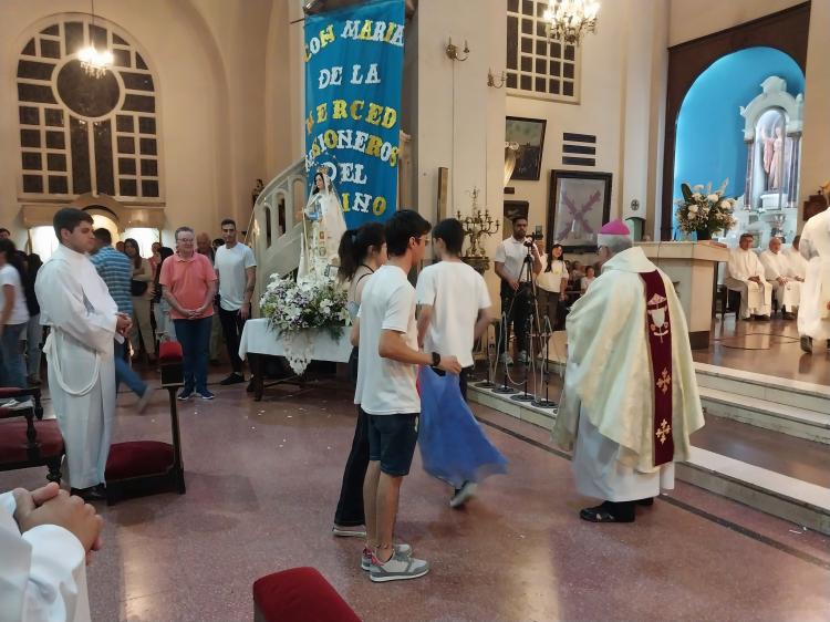 Tucumán: jóvenes y seminaristas peregrinaron a la basílica de la Virgen de la Merced