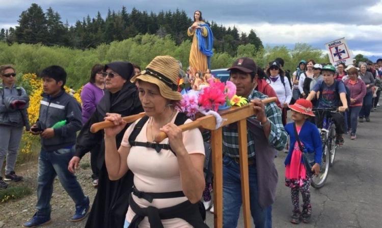 Esquel se prepara para la peregrinación al santuario Virgen de las Nieves