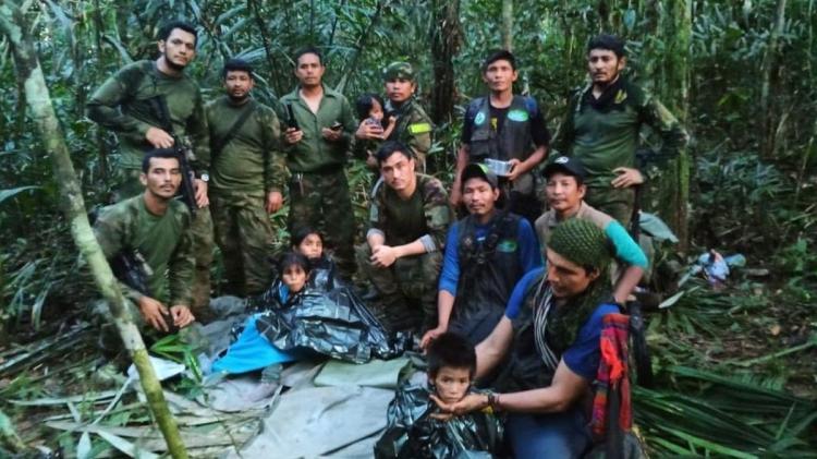 'Un verdadero milagro' el rescate de los cuatro niños perdidos en la selva colombiana