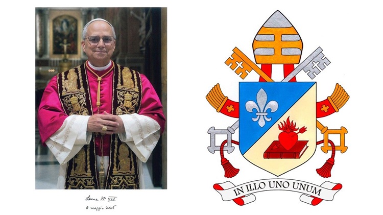 Lema y escudo del Papa León XIV Lema y escudo del Papa León XIV