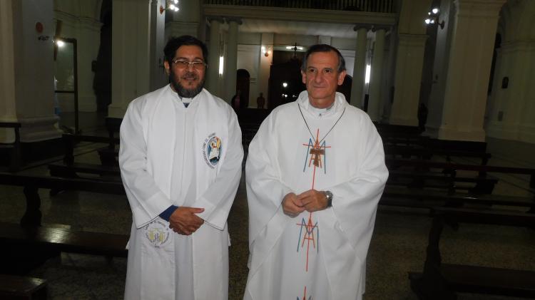 Visita pastoral del capellán regional de la Policía Federal a la diócesis de Goya